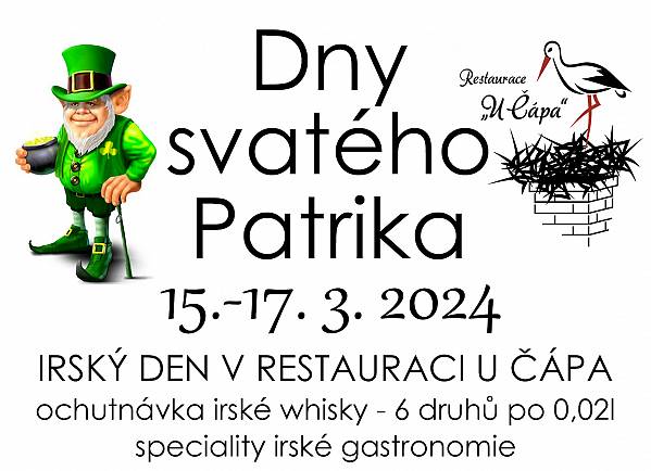 Dny svatého Patrika 15.-17. 3. 2024