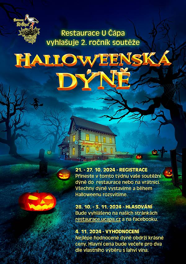 Halloweenská dýně 2024