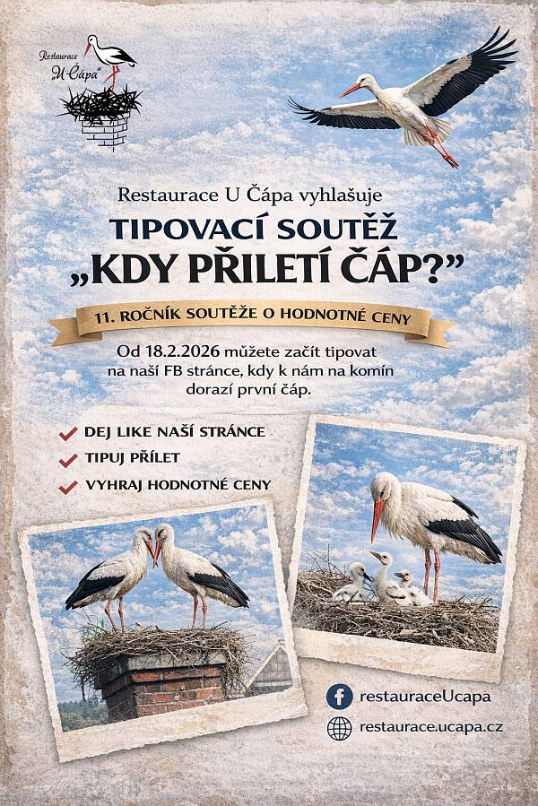 11. ročník soutěže KDY PŘILETÍ ČÁP?