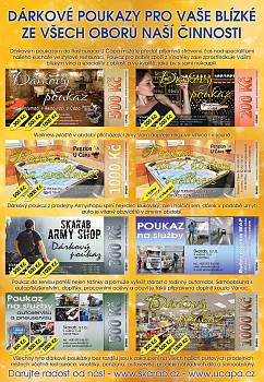 Dárkové poukázky pod stromeček