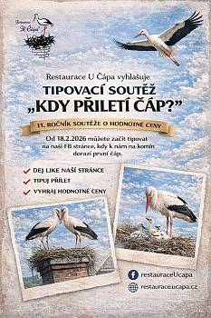 11. ročník soutěže KDY PŘILETÍ ČÁP?